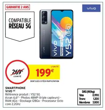 Intermarché Smartphone Vivo offre