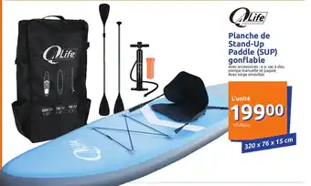 Action Life Planche de Stand-Up Paddle (SUP) Gonflable offre