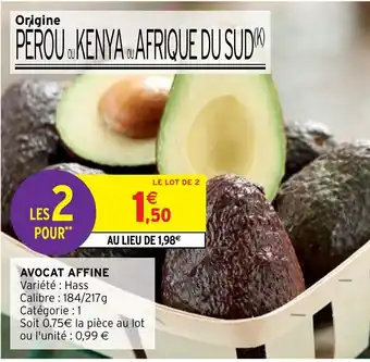 Intermarché Hyper Avocat Affine offre