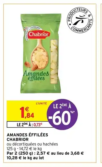 Amandes Éffilées Chabrior