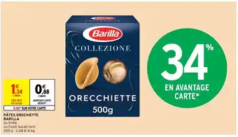Intermarché Hyper Pâtes Orechiette Barilla offre