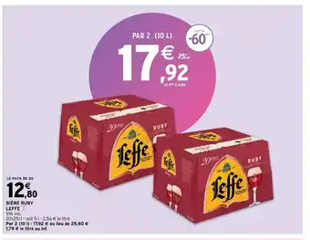 Biére Ruby Leffe