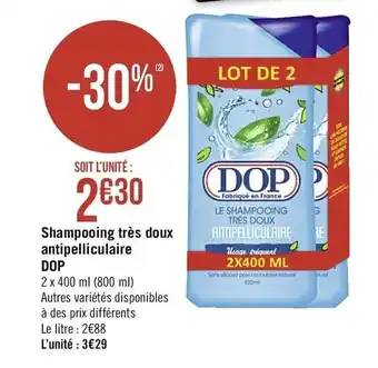 Shampooing très doux antipelliculaire DOP
