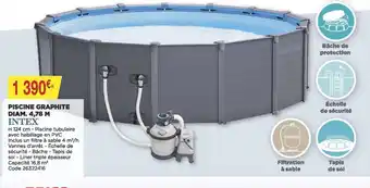 Bricomarché Intex Piscine Graphite offre