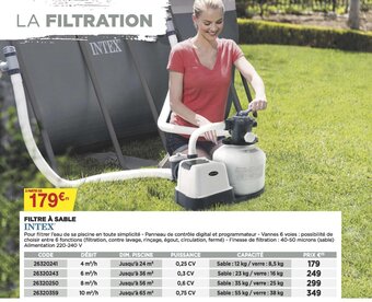 Bricomarché Intex Filtre à Sable offre