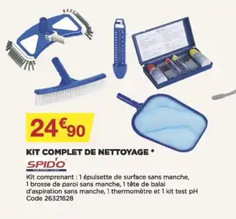 Bricomarché Spido Kit Complet de Nettoyage offre