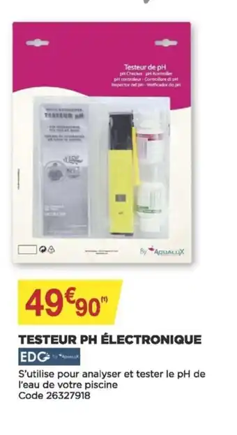 Bricomarché Testeur Ph électronique offre
