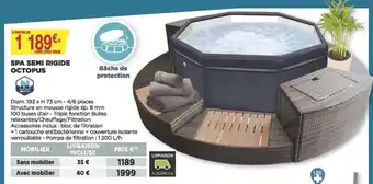 Bricomarché Spa Semi Rigide Octopus offre