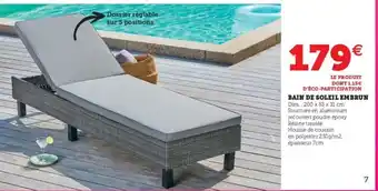 Super U Bain de Soleil Embrun offre
