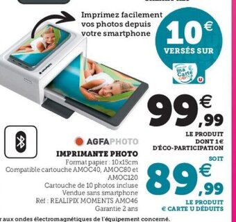 Super U Imprimante Photo offre