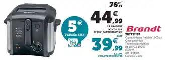 Super U Brandt Friteuse offre