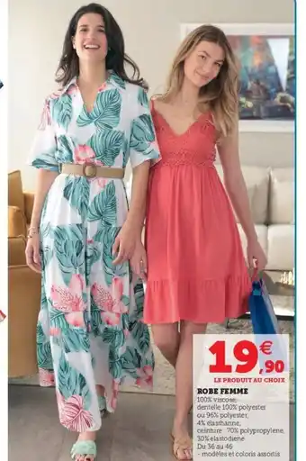 Super U Robe Femme offre