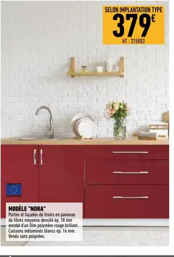 Brico Cash Modèle Nora offre