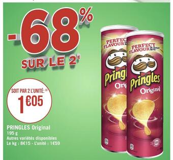 Géant Casino Pringles original offre