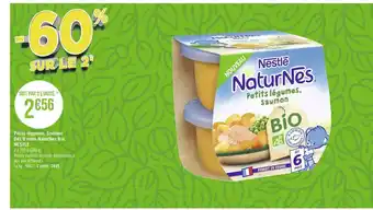 Casino Supermarchés Petits Légumes Saumon Dés 6 Mois Naturnes Bio Nestle offre