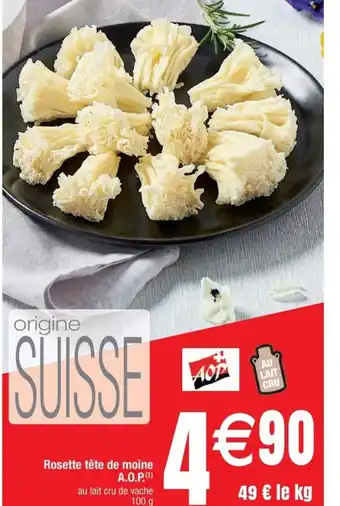 Rosette TĂȘte de Moine A.O.P