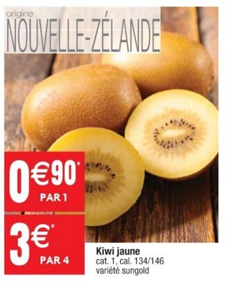 Cora x Carrefour Kiwi Jaune offre