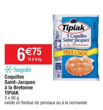 Cora x Carrefour Coquilles Saint-Jacques à la Bretonne Tipiak offre
