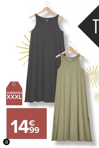 Carrefour Robe femme offre