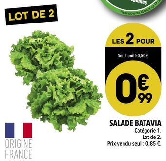 Supeco Salade batavia offre