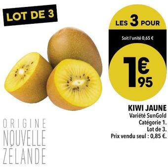 Supeco Kiwi jaune offre