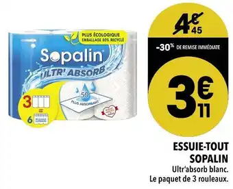 Supeco Sopalin essuie-tout offre