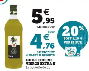 Super U U huile d'olive vierge extra offre