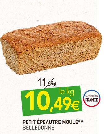 naturéO Belledonne petit épeautre moulé offre