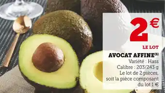 Super U Avocat affine offre