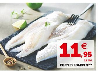 Super U Filet d'eglefin offre