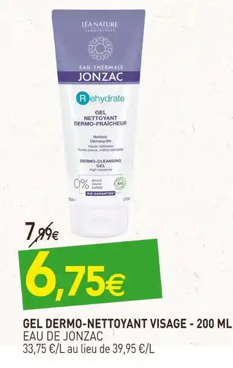 naturéO Gel dermo-nettoyant visage offre