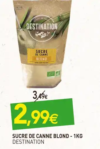Destination sucre de canne blond