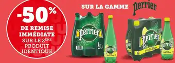 Super U Perrier bon plan sur la gamme perrier offre