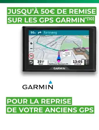 Feu Vert Garmin bon plan sur les gps de la marque garmin offre