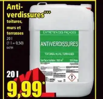 Norma Anti-verdissures, Toitures, Murs Et Terrasses offre