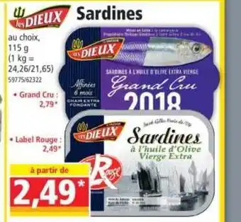 Sardines Les Dieux