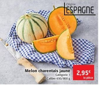 Colruyt Melon charentais jaune offre