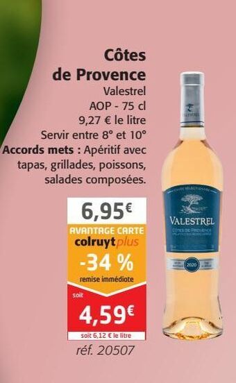 Colruyt Cotes de provence offre