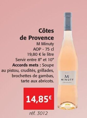 Colruyt Cotes de provence offre