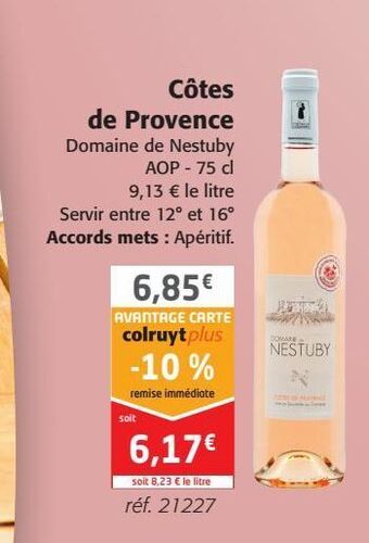 Colruyt Cotes de provence offre