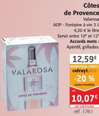Colruyt Cotes de provence offre