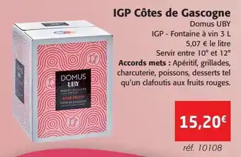 Colruyt Igp cotes de gascogne offre