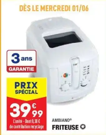 ALDI AMBIANO friteuse offre