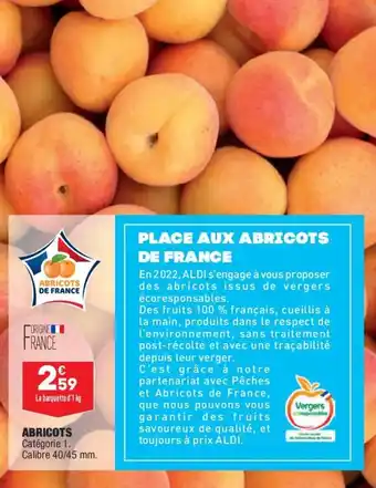 ALDI Abricots offre