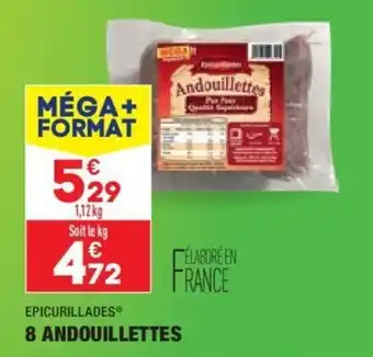ALDI EPICURILLADES 8 andouillettes offre