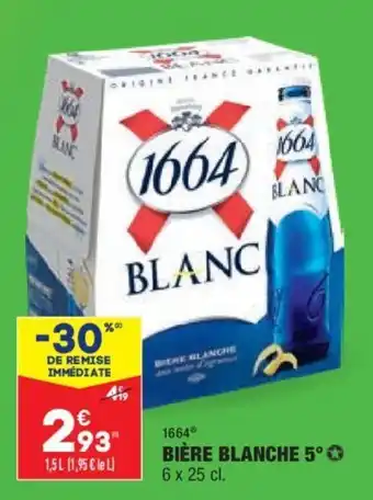 ALDI 1664 bière blanche 5 offre