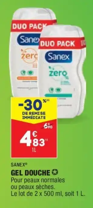 ALDI SANEX gel douche offre