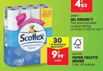 ALDI SCOTTEX papier toilette décoré offre