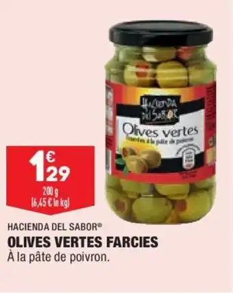 HACIENDA DEL SABOR olives vertes farcies