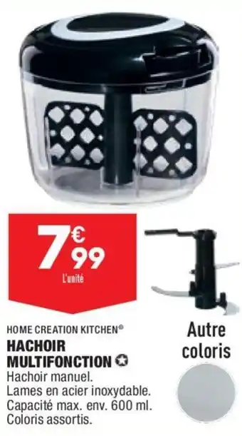 ALDI HOME CREATION KITCHEN hachoir multifonction offre
